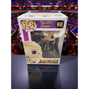 ‼️‼️‼️FUNKO POP VINYL BRITNEY SPEARS (SLAVE 4 U)#98 BRAND NEW READY TO SHIP